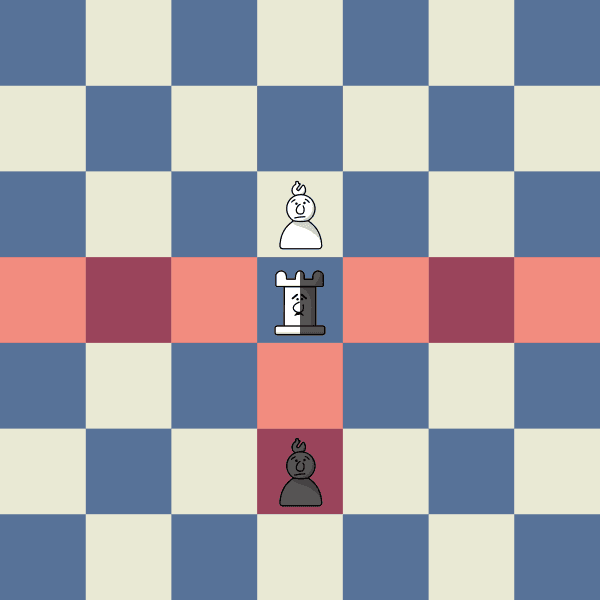 Traitor Rook (Neutral Piece) Example 1